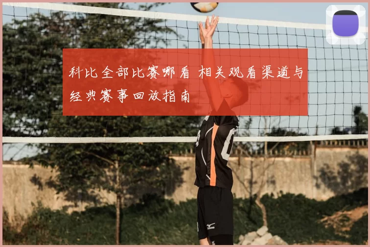 科比全部比赛哪看 相关观看渠道与经典赛事回放指南